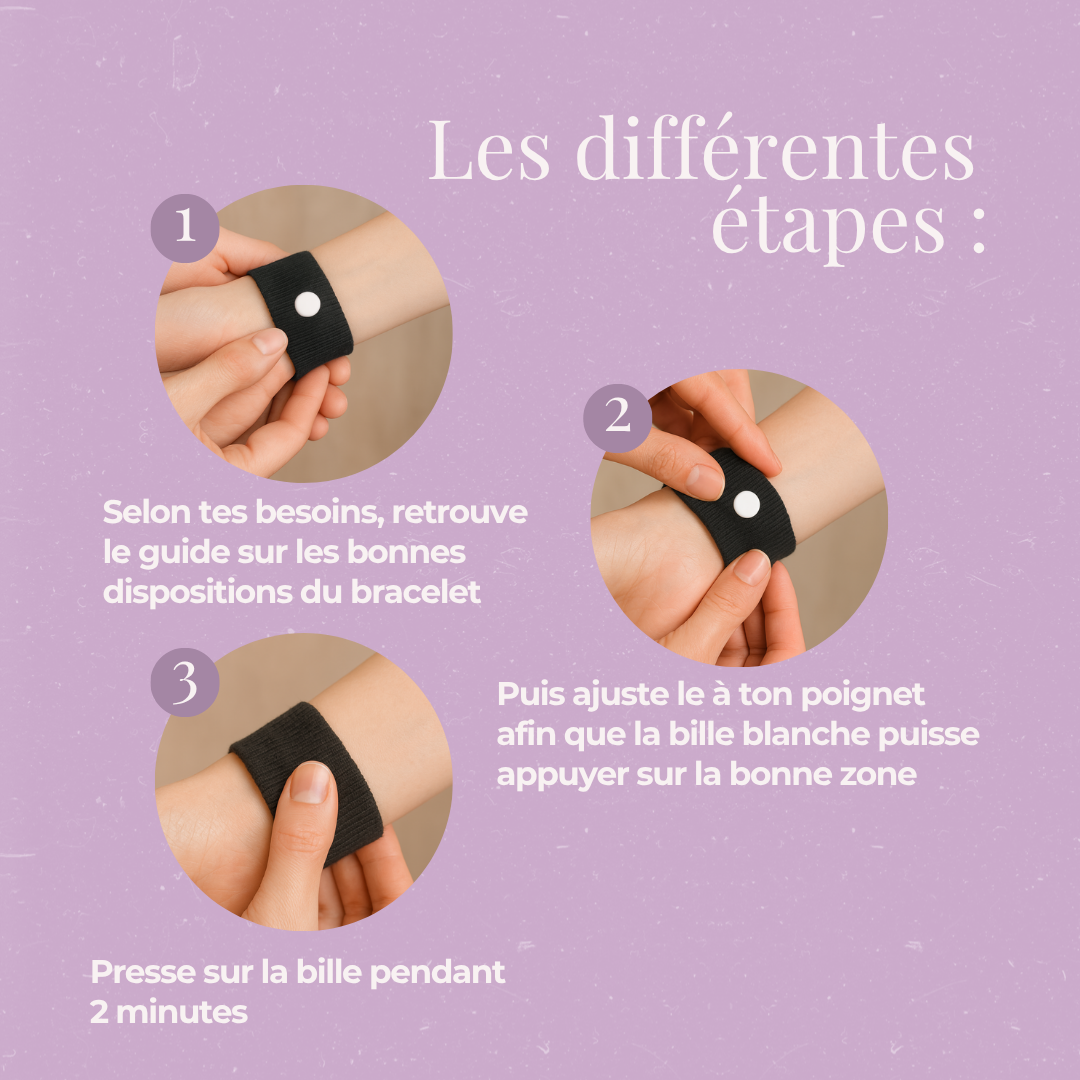 Calmena™ - Votre Bracelet d’Acupression Naturel